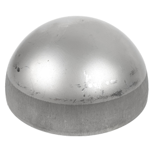 Halbkugel Edelstahl 50 mm ungeschliffen