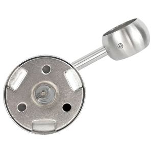 Rückseite Edelstahl Handlaufhalter mit Kugelring