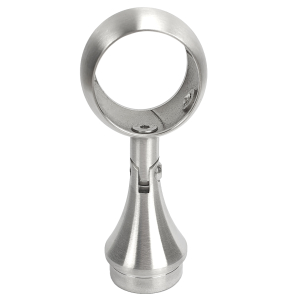 Handlaufstütze mit Ring aus Edelstahl