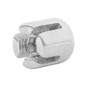 Edelstahl Kreuzklemme 3 mm mit Sackgewinde - A4