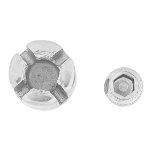 Kreuzklemme Edelstahl 3 mm mit Sackgewinde