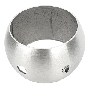 Edelstahl Ring - Kugelring - Aufsatzring mit Madenschraube Ø 42,4 mm