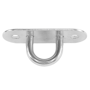Decksplatte oval 100 x 36 mm aus Edelstahl V2A