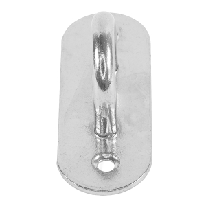 Edelstahl Mastplatte 100 x 36 mm und Bügel 9 x 24 mm