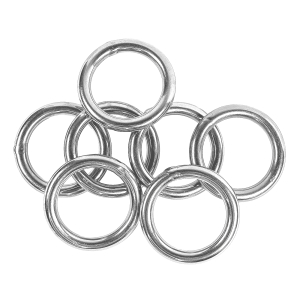 Ring rund Edelstahl - 10 x 50 mm