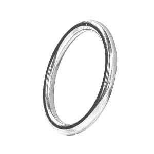 Edelstahl Ring rund 4 x 25 mm