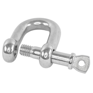 Offener Schäkel aus Edelstahl mit 8 mm Materialstärke