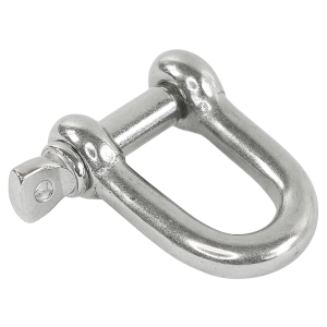 Edelstahl Schäkel gerade mit 10 mm