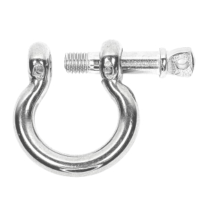 Rundschäkel Edelstahl geschweift 10mm