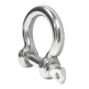 Rundschäkel geschweift Edelstahl 10mm