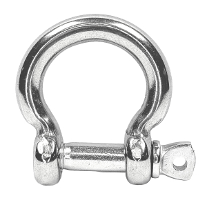 Schäkel Edelstahl geschweift 10mm