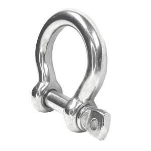 Schäkel geschweift aus Edelstahl und Durchmesser 16mm