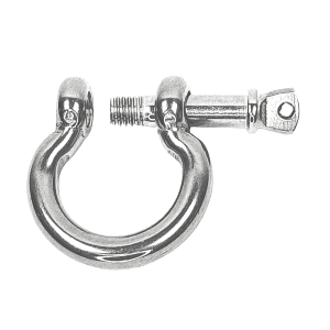 Schäkel geschweift Edelstahl A4 6mm