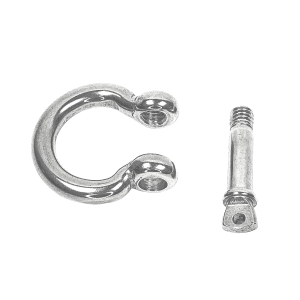 Rundschäkel Edelstahl geschweift 6mm