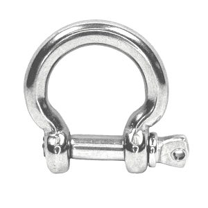 Rundschäkel geschweift 6mm aus Edelstahl