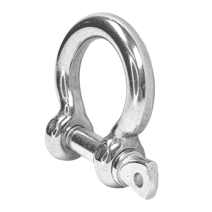 Rundschäkel geschweift Edelstahl 8mm