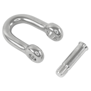 Einzelteile des 8 mm Schäkel mit Innensechskant aus Edelstahl V4A