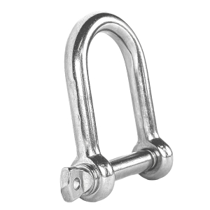 Schäkel Edelstahl weite Form mit 10mm Materialdurchmesser