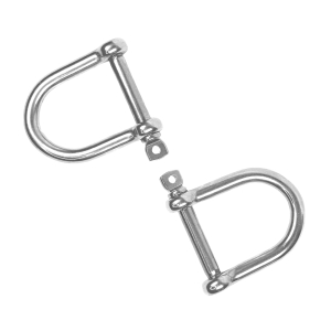 Edelstahl V4A Rundschäkel weite Form