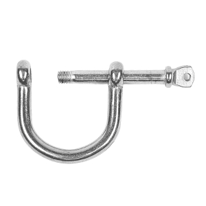 Edelstahl Rundschäkel weite Form - 5 mm