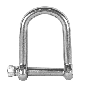 Rundschäkel Edelstahl weite Form in 6 mm