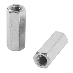 Sechskantmuffe M12 x 50 mm aus V2A Edelstahl