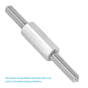 Gewindemuffe Edelstahl M6 x 30mm Sechskant Montagebeispiel