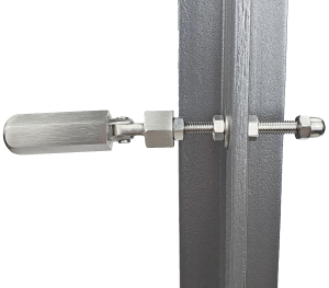 Edelstahl Seil Spanner Gelenk am T-Profil