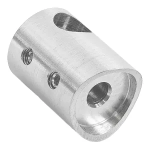 Traversenhalter mit Sackloch links 42,4/10,2mm aus V2A Edelstahl