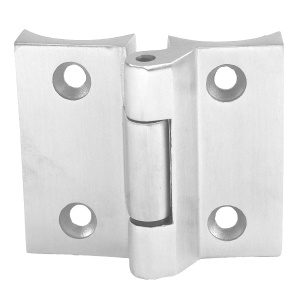Türscharnier aus V4A Edelstahl für Pfosten 42,4 mm
