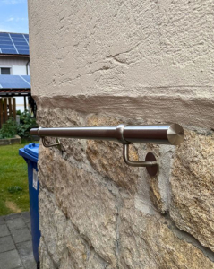 Kundenprojekt Handlauf Ela mit Kugelring