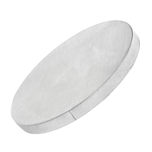 Ungeschliffene Edelstahl Ronde mit 120 x 6 mm