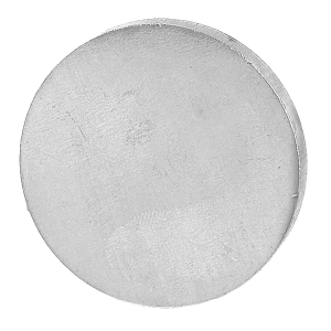 Ronde ungeschliffen aus Edelstahl mit 40 x 6 mm Größe