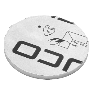 Ronde aus Edelstahl mit 60 x 4 mm mit Schutzfolie - einseitig geschliffen