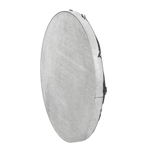 Geschliffene Ronde aus Edelstahl mit einem Durchmesser von 70 mm