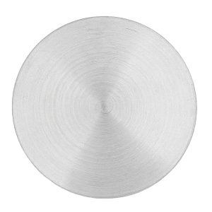 Edelstahl Endkappe flach massiv für 42,4 x 2 mm Rohr