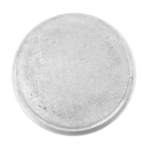 Edelstahl Einschlagkappe gewölbt massiv für 33,7 x 2,0 mm Rohre