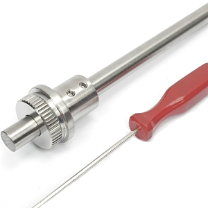 Stift höhenverstellbar mit Endkappe 33,7 mm