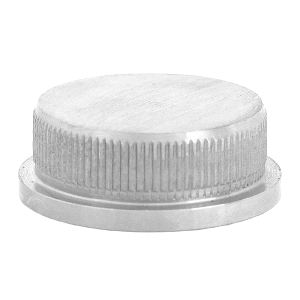 Edelstahl Endkappe flach massiv für 33,7 x 2,0 mm Rohre