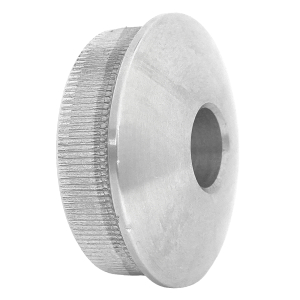 Endkappe gewölbt mit Durchgangsbohrung 12,1 mm für 42,4 mm Rohre