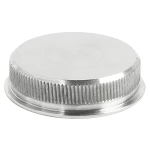 Rückseite der massiven 48,3 mm Endkappe - gewölbte Form