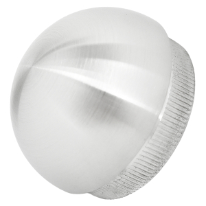 Endkappe Edelstahl 42,4 mm - halbrund und massiv
