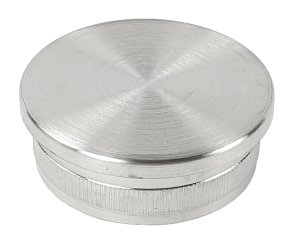 Edelstahl Endkappe flach für Rohr 42,4 x 2,0 mm