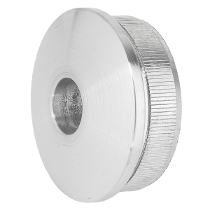 Hohlkappe für 42,4 mm Rohr mit 12,1 mm Durchgangsbohrung - Edelstahl V2A