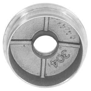 Hohlkappe 42,4 mm aus Edelstahl mit 12,1 mm DG Bohrung