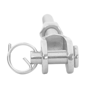 Nahaufnahme des Rings mit Bolzen der M6 Gabel