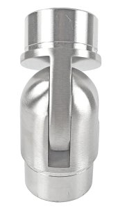 Seitenansicht verstellbarer Gelenk-Rohrverbinder 42,4 mm