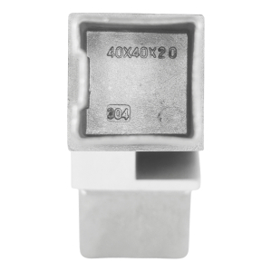 Rohrverbinder mit Gelenk 0 bis 90 Grad einstellbar und für 40 x 40 mm Quadratrohre