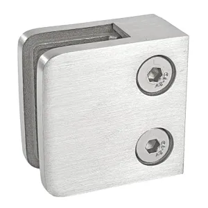 Edelstahl Glashalter 45 x 45 mm