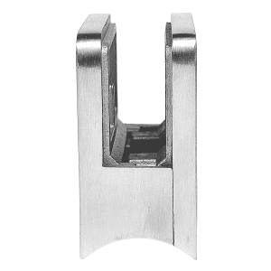 Draufsicht der Edelstahl Glasklemme 33mm